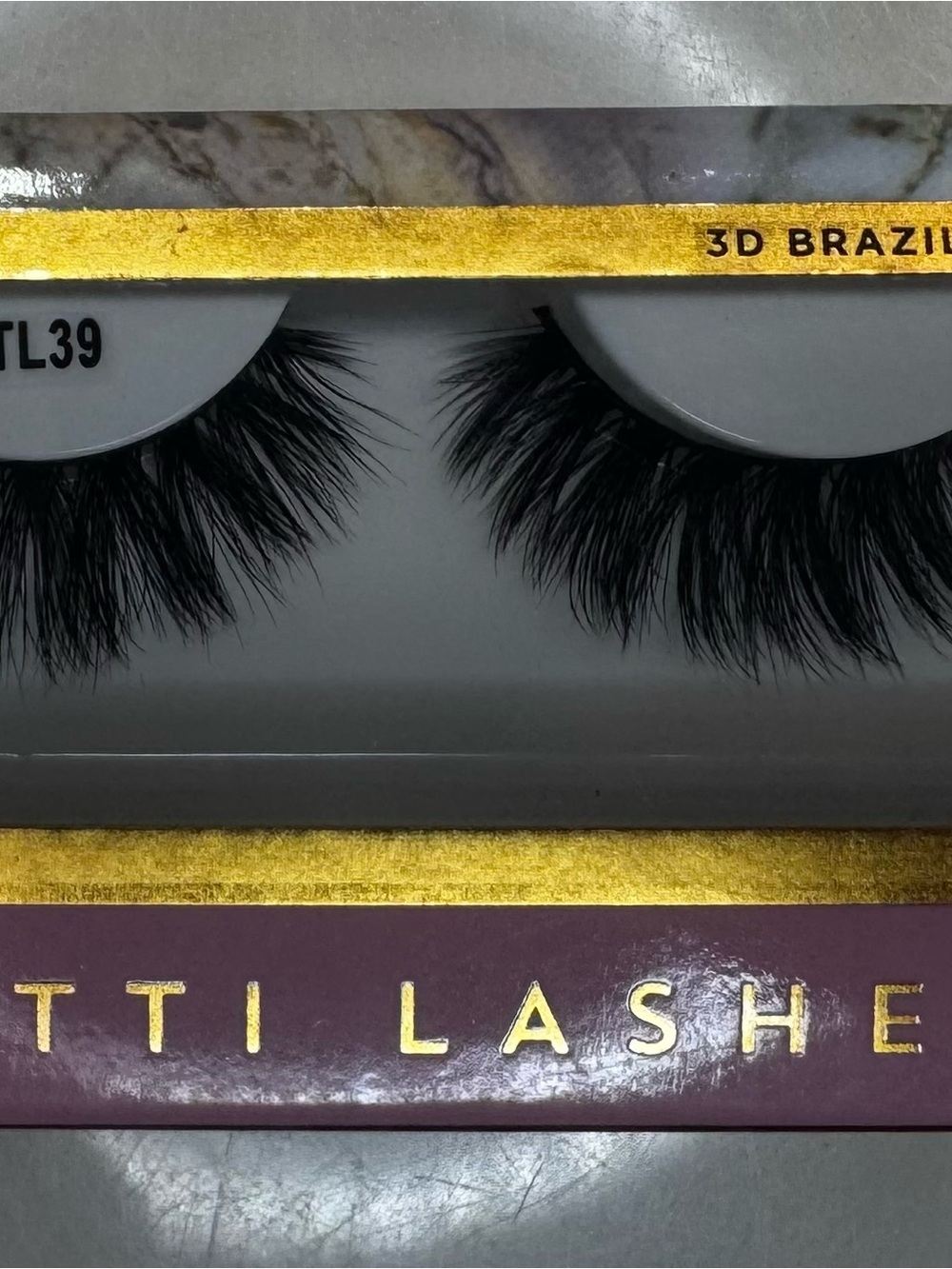 3D Brazilian Faux Mink Lashes TL39 - Black